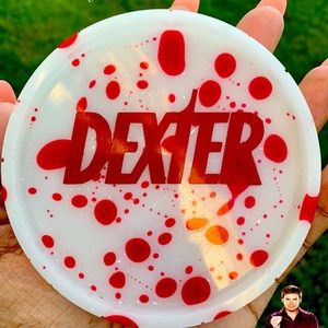 Blood Spatter Dexter Resin Coaster